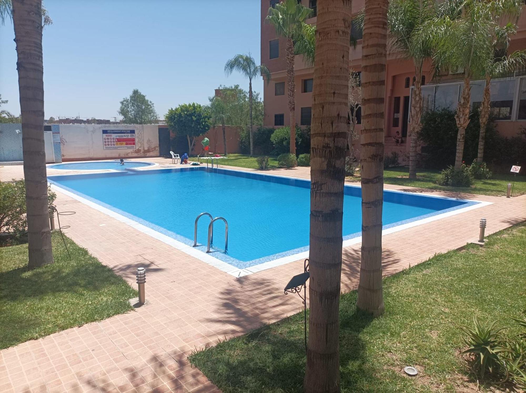 Appartement Haut Standing Vu Piscine 马拉喀什 外观 照片